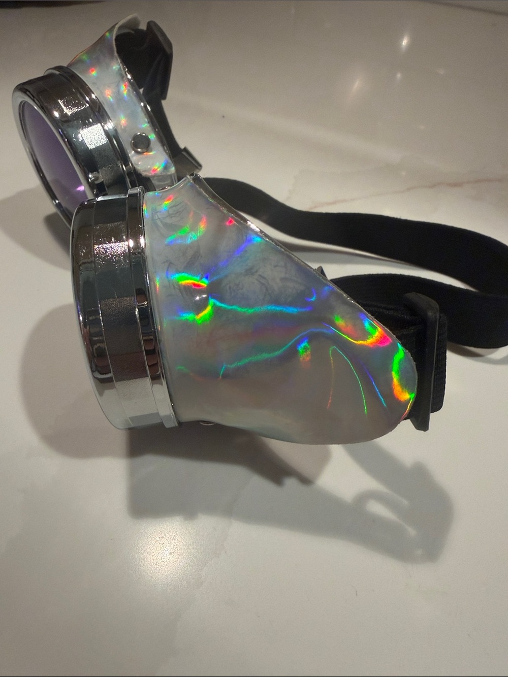 Purple tint Rave Goggles - Picture 3 of 3